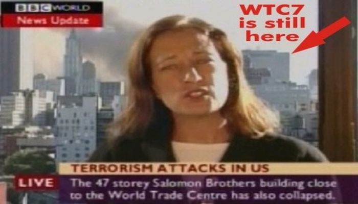 BBC informovala o padu WTC 7 pli brzo