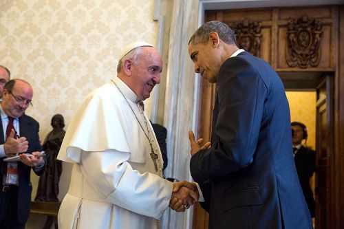 Barack Obama a pape Frantiek